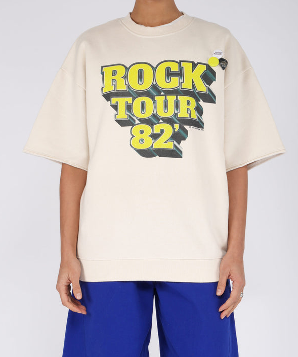 [SS25SWLTOUR] NEWTONE - Sweatshirt Linder Tour Natural