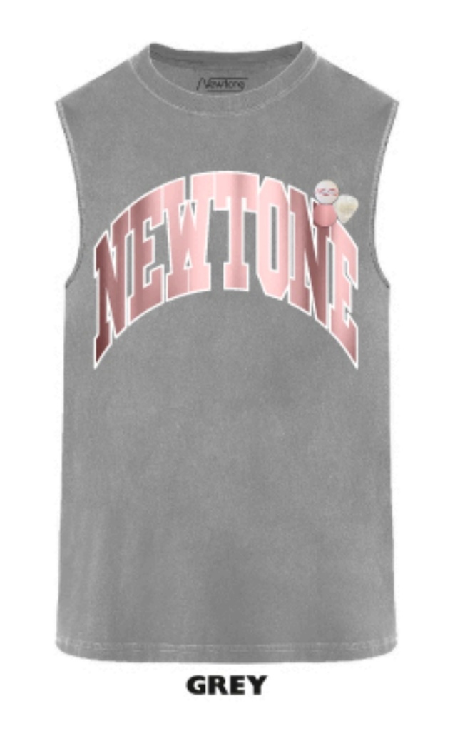 NEWTONE - Tshirt Biker Tone Grey