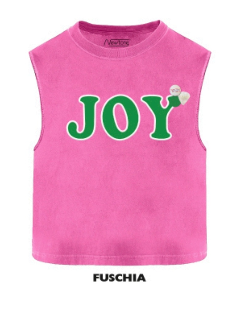 [SS25TSCDJOY] NEWTONE - T-Shirt Dyer Joy Fuchsia
