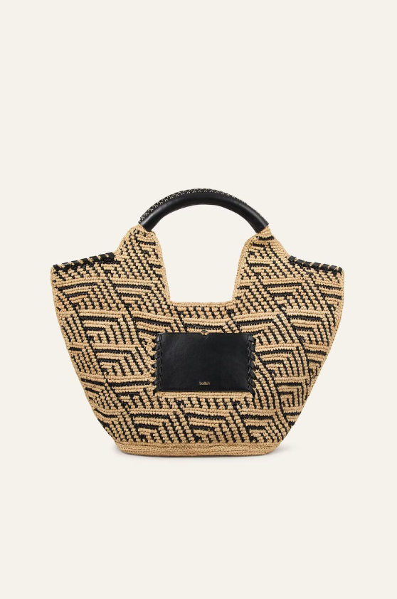 [2E25PAMT] BA&SH - ARA TRIBAL Basket Raphia M 