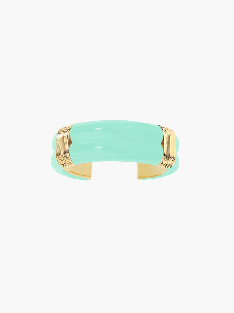 [KATBR06 MG MM] AURELIE BIDERMANN - KATT Baby Blue large bracelet 