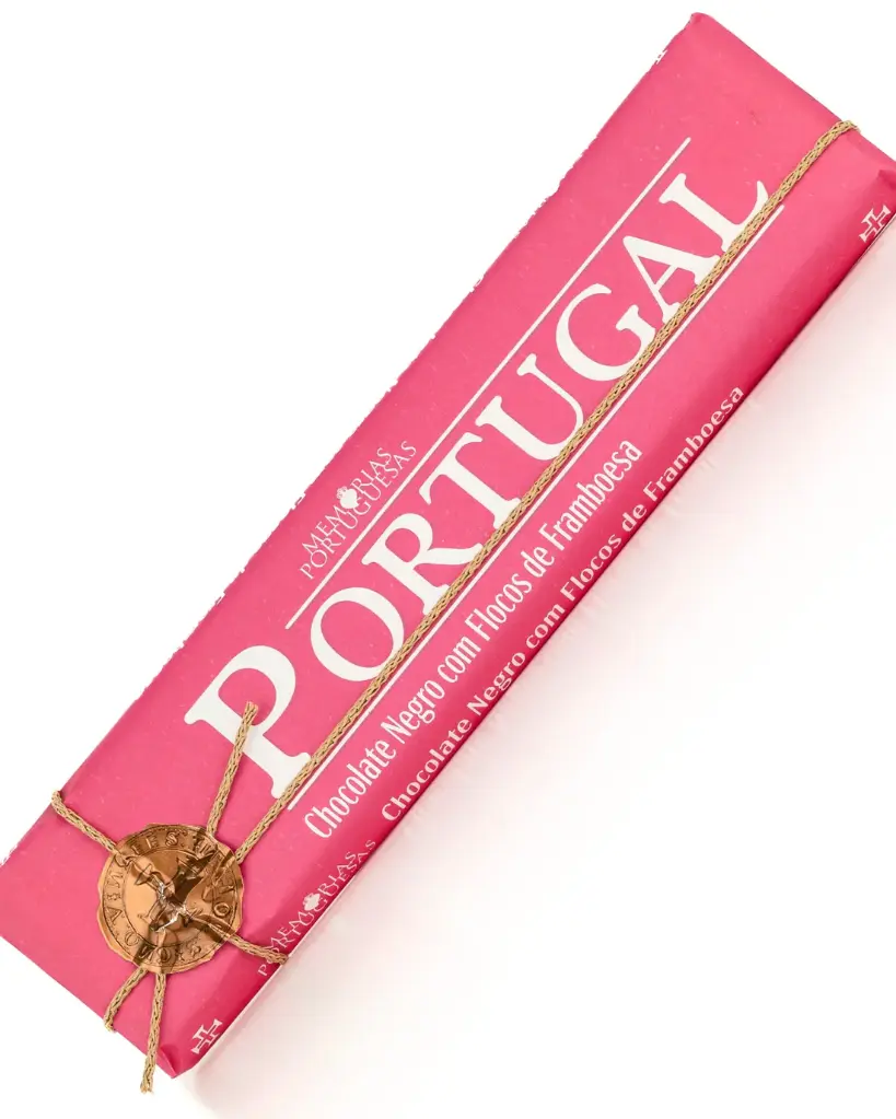 [201003] "Portugal" Dark Chocolate with Raspberry Tablet 300g