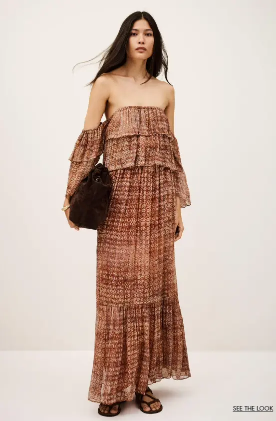[1H25ROBB] BA&SH - ROBBIE Dress 
