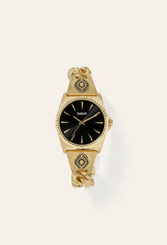 [2E25RESE] BA&SH - RESET Jewel Watch Gold & Black