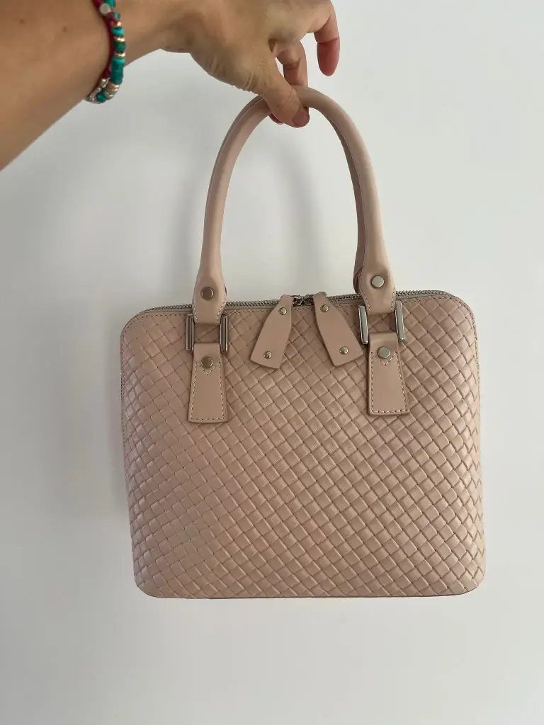 Event BIDINIS BUGATTI Interwoven print leather NUDE