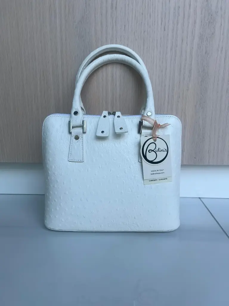 Event BIDINIS BUGATTI Interwoven print leather WHITE