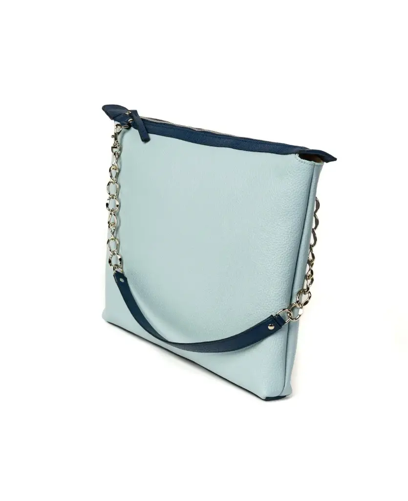 Event BIDINIS LAPTOP PEBBLE BICOLOURED LEATHER BLUES