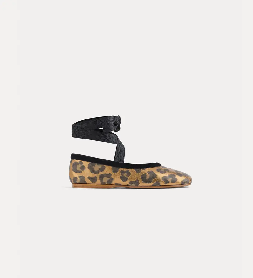 FORTE FORTE - lamé ballet flat