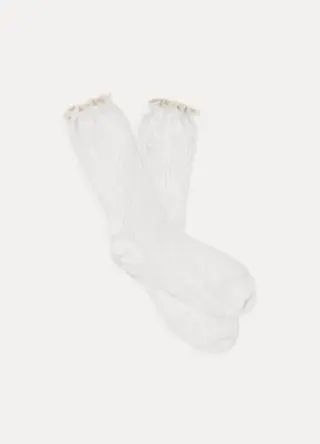 [#14203_my socks] FORTE FORTE - openwork socks