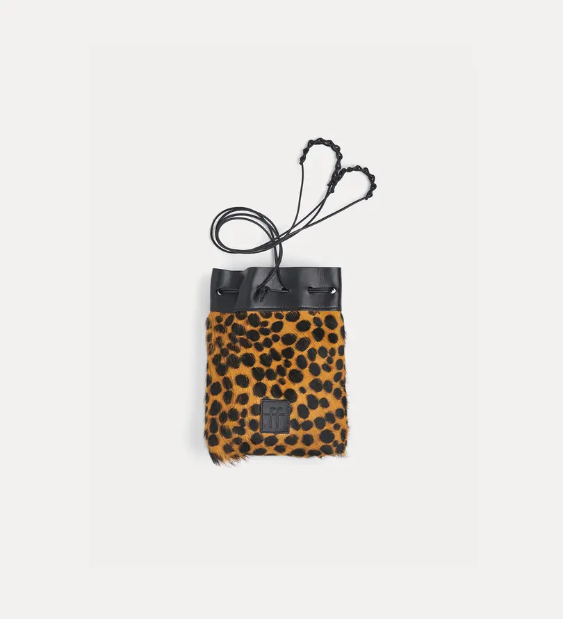 [#14220_my bag] FORTE FORTE - bucket bag with dots print