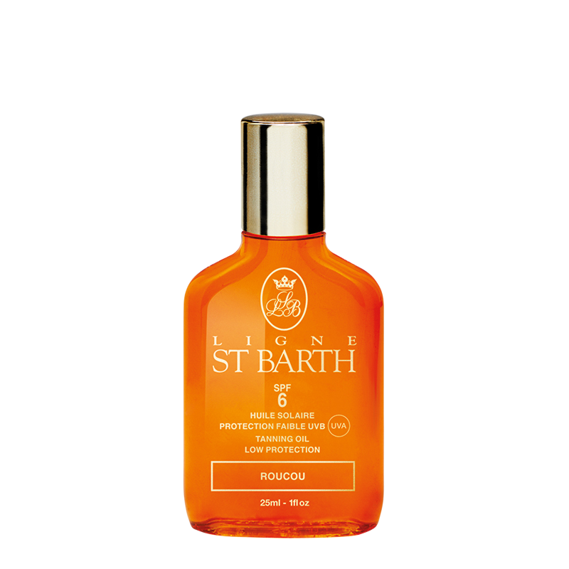 [822.912.0049] LIGNE ST BARTH - Roucou Tanning Oil SPF 6, 25ml