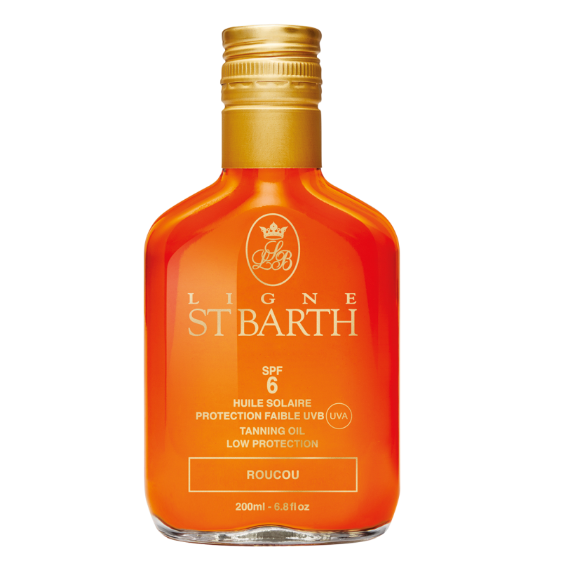 [822.912.0047] LIGNE ST BARTH - Roucou Tanning Oil SPF 6, 200ml