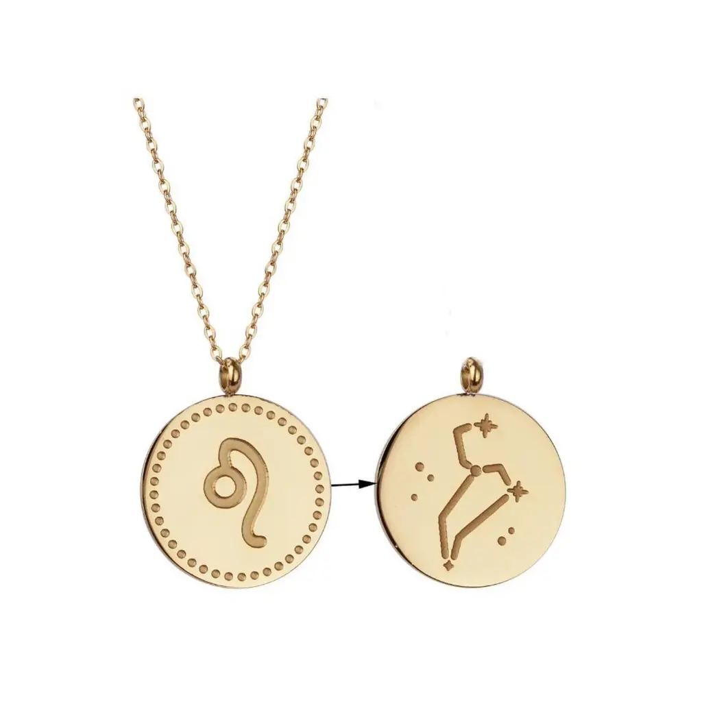 [75423] Necklace Astrological sign Lion