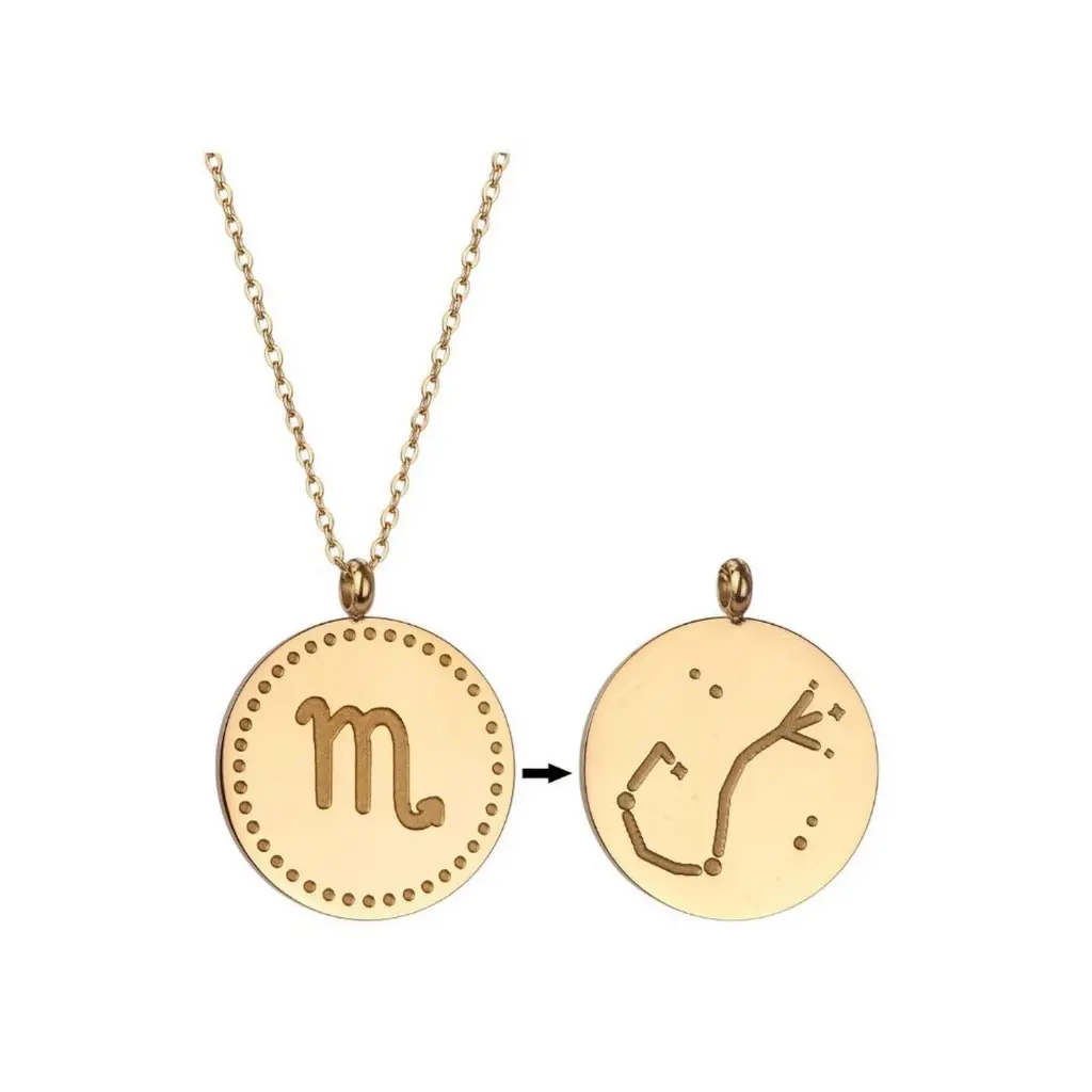 [75427] Necklace Astrological sign Scorpion