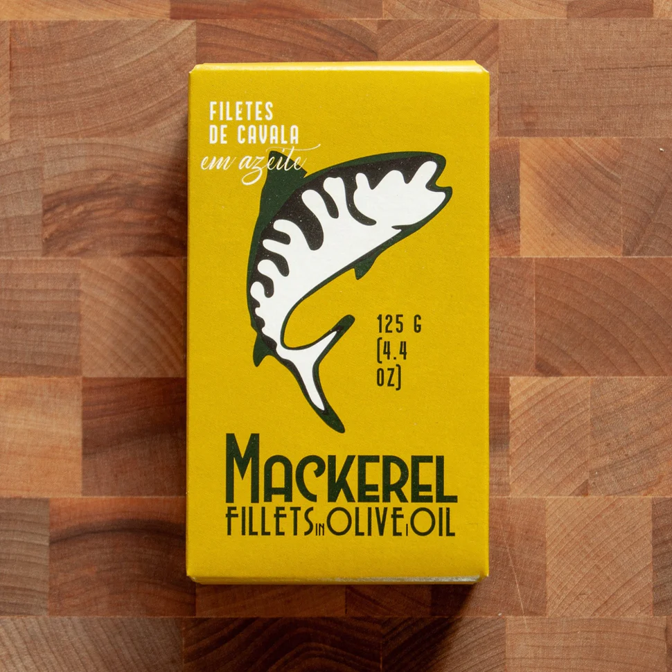 [AT.CO.392.PT+EN1] Mackerel Fillets in Olive Oil