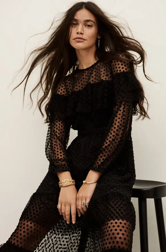 BA&SH  - RITA MIDAXI-length dress