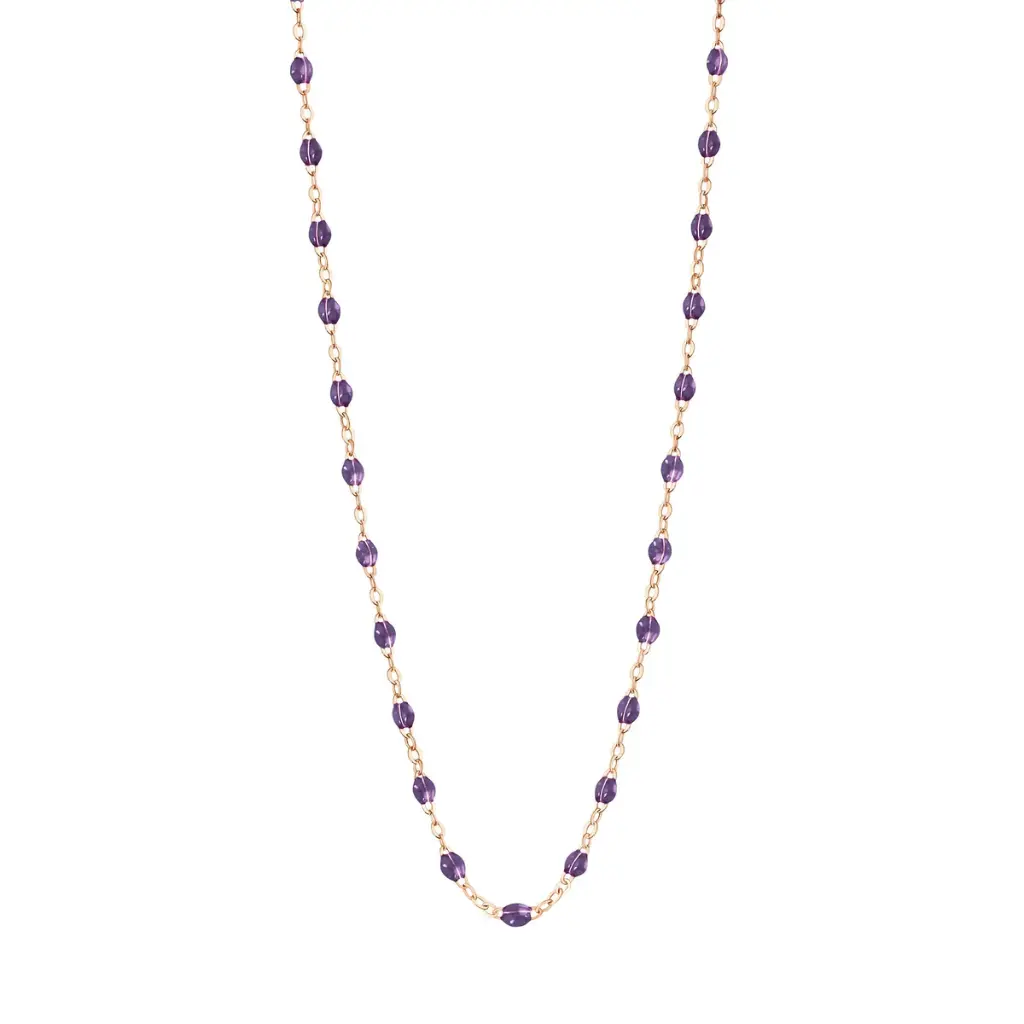 [B1GI001R1142XX] VIOLET Necklace 42cm Classic Gigi, 18ct Rose Gold - GIGI CLOZEAU