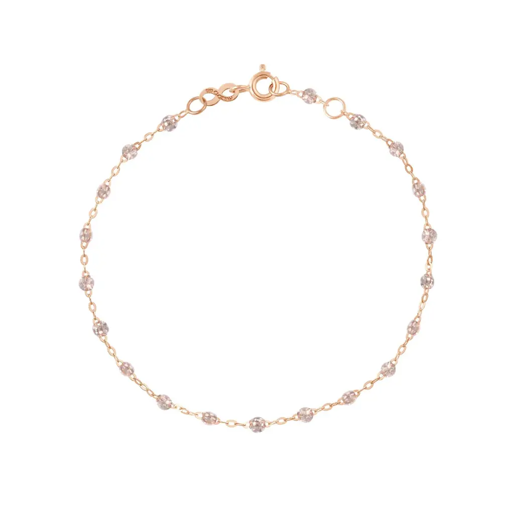 [B3GI001R4917XX] SPARKLE Bracelet 17cm Classic Gigi, 18ct Rose Gold - GIGI CLOZEAU